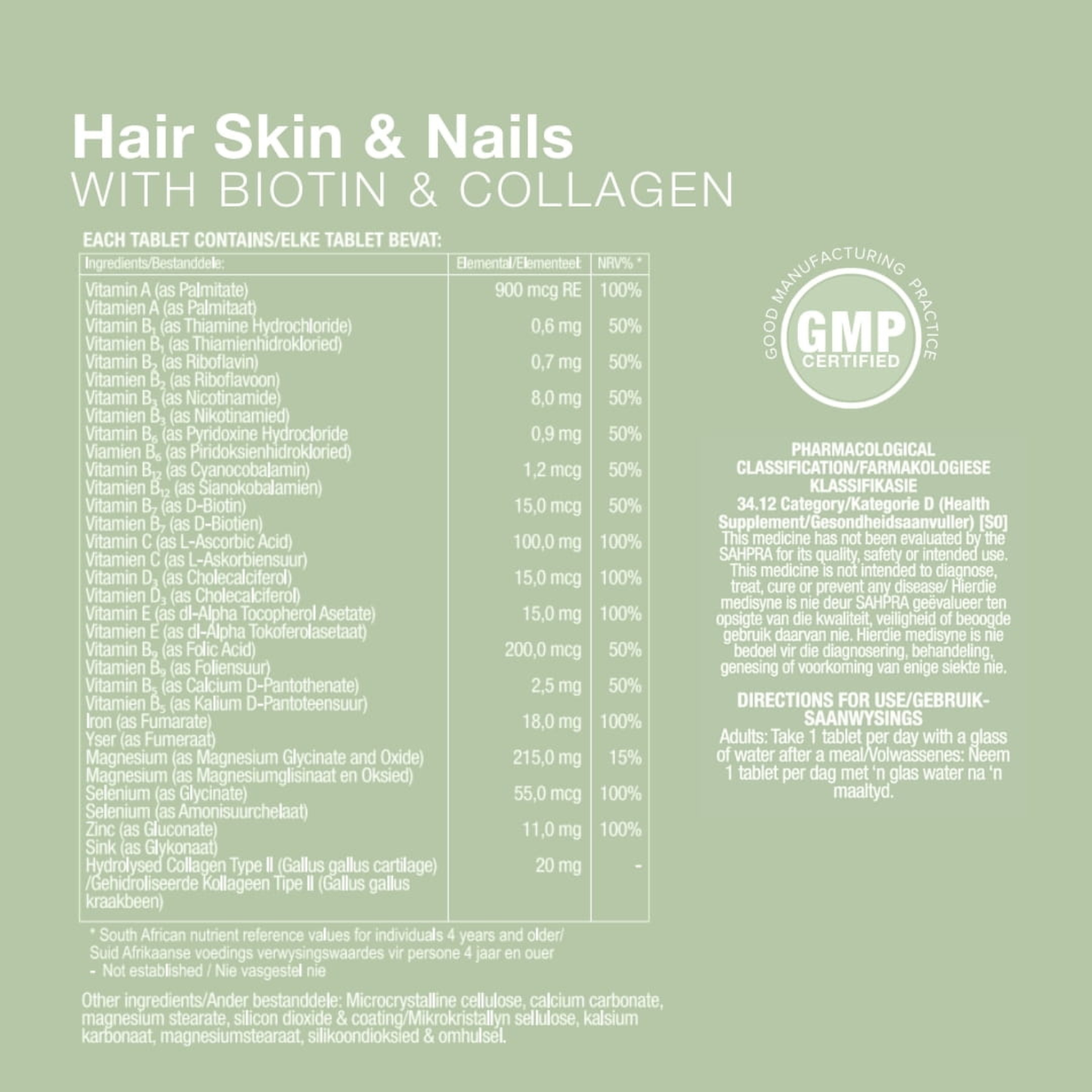 Hair, Skin and Nails [30 Tablets]