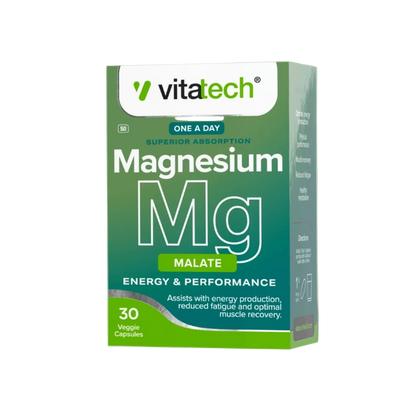 Magnesium Malate [30 Veggie Capsules]